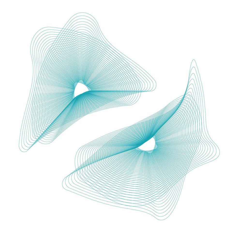 elementos de guilloche vectorial para certificado o diploma y diseño de moneda vector