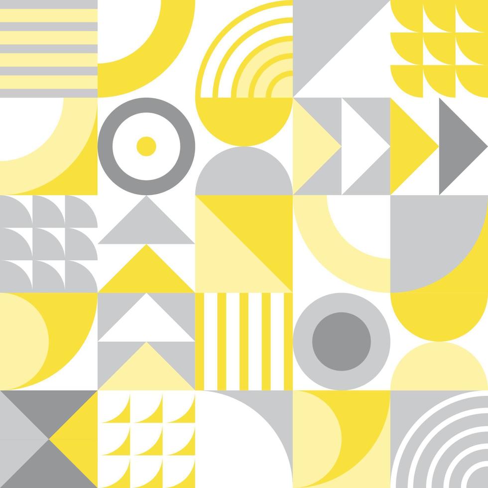 Geometric minimalistic seamless vector pattern. Multicolored abstract flat scandinavian pattern.