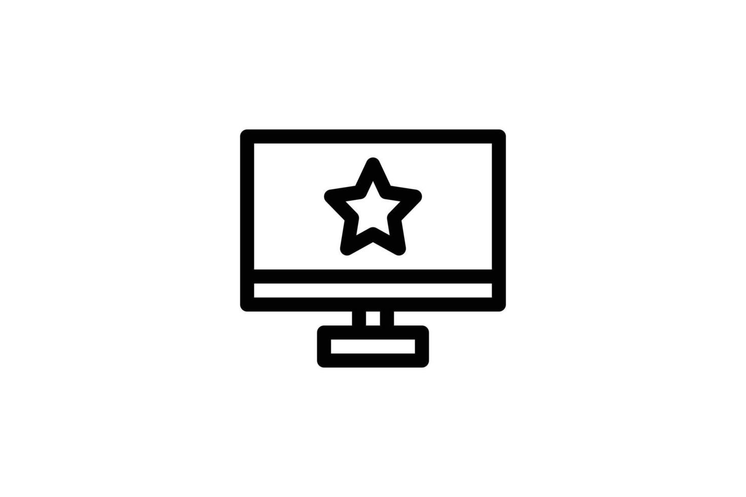 Police Database Icon Criminal Line Style Free vector