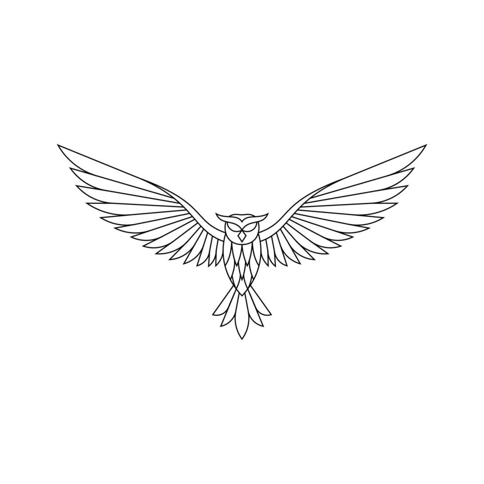 owl vector design for logo icon