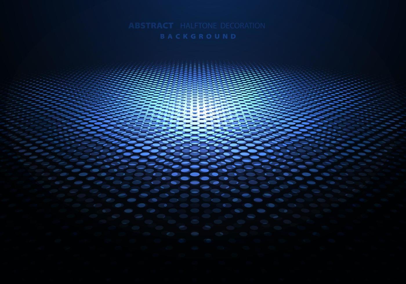 Abstract tech design of halftone decoration template. vector