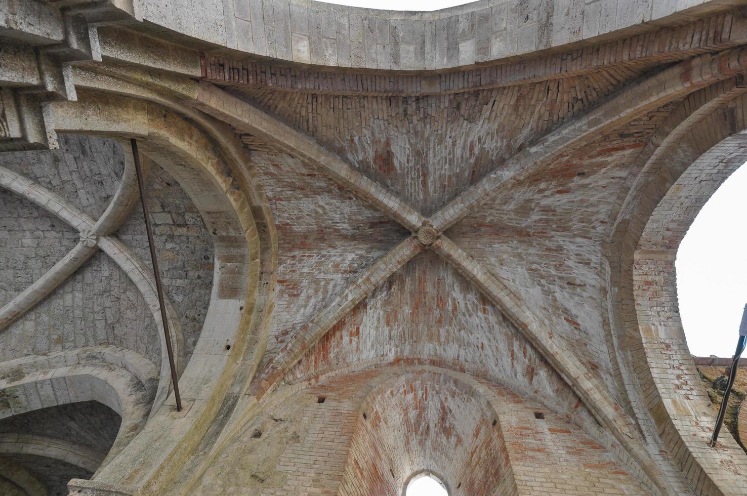 St Galgano abbey ruins in Chiusdino photo