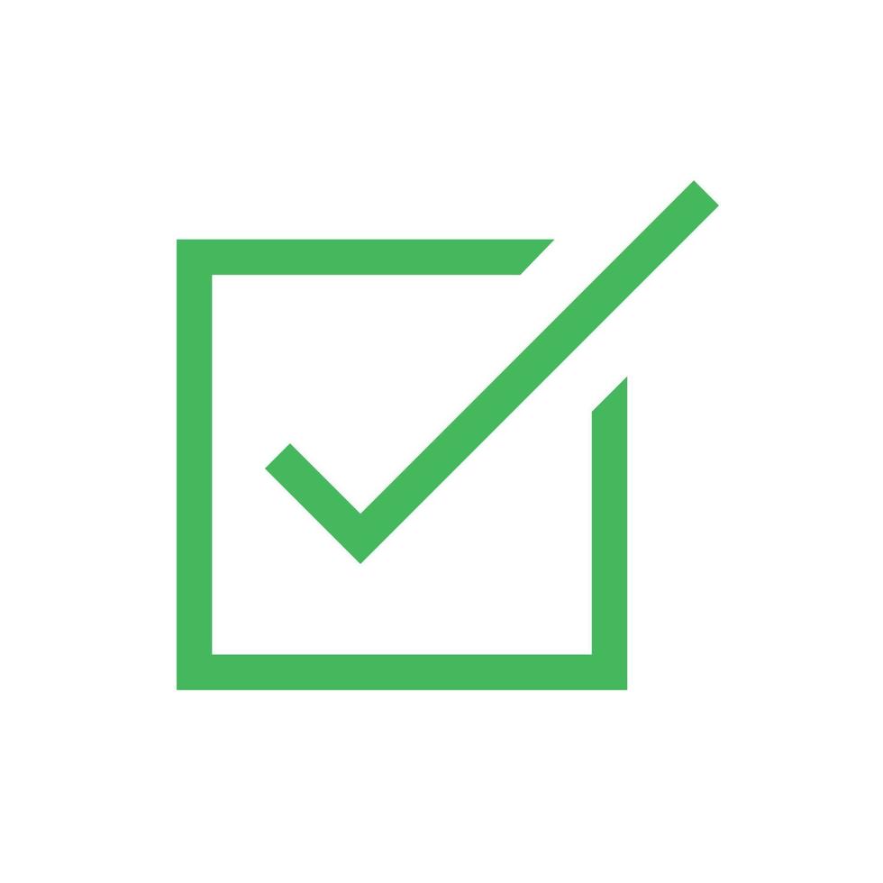 check-box voting elections vector icon