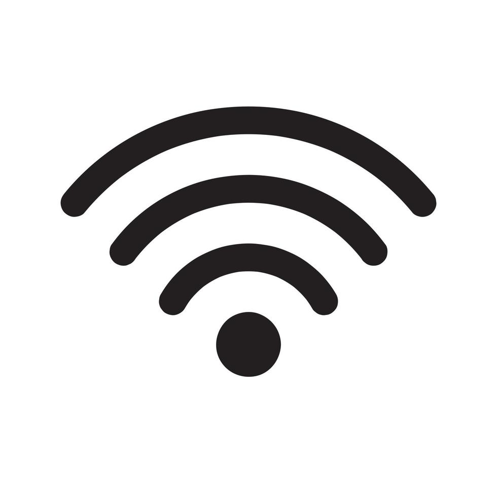 wireless wifi internet signal vector icon