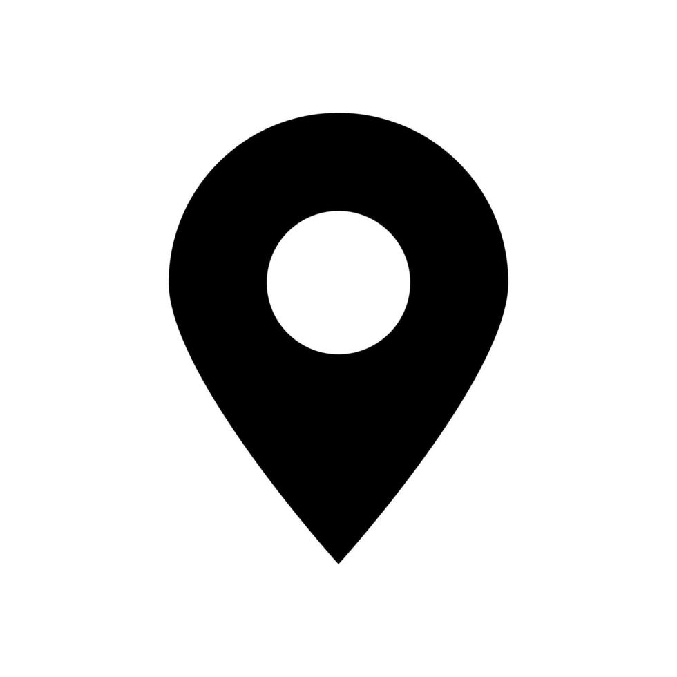 Map Location Pin Vector Icon