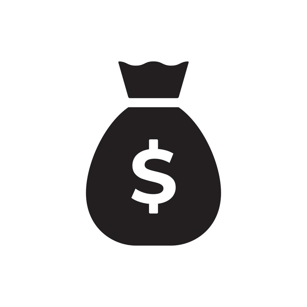 money bag vector icon