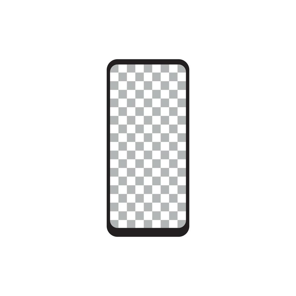mobile smartphone mockup vector icon