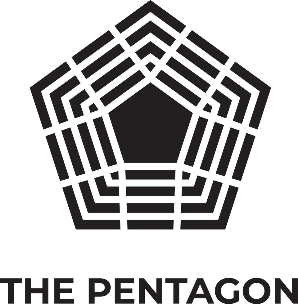 the pentagon united states department of Defense vector icon