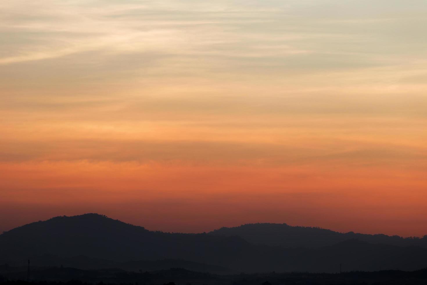 Beautiful sky at sunrise Natural background photo