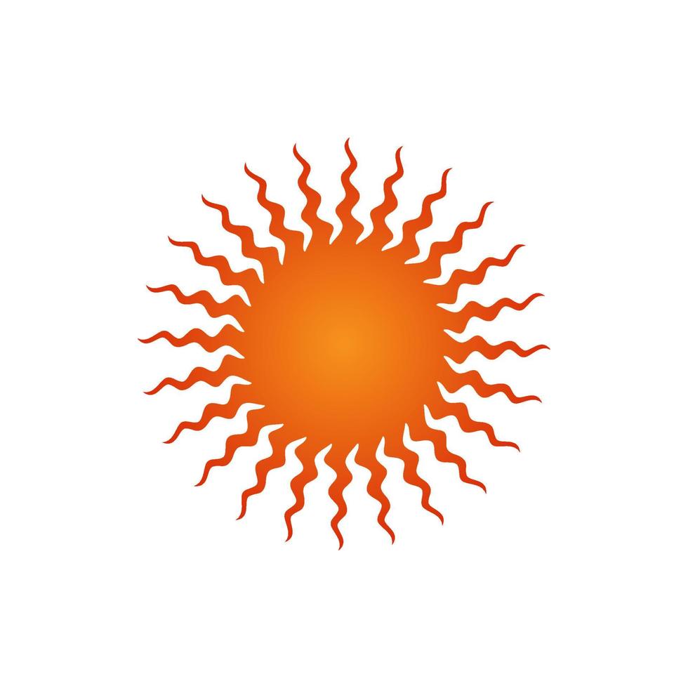 Sun vector icon
