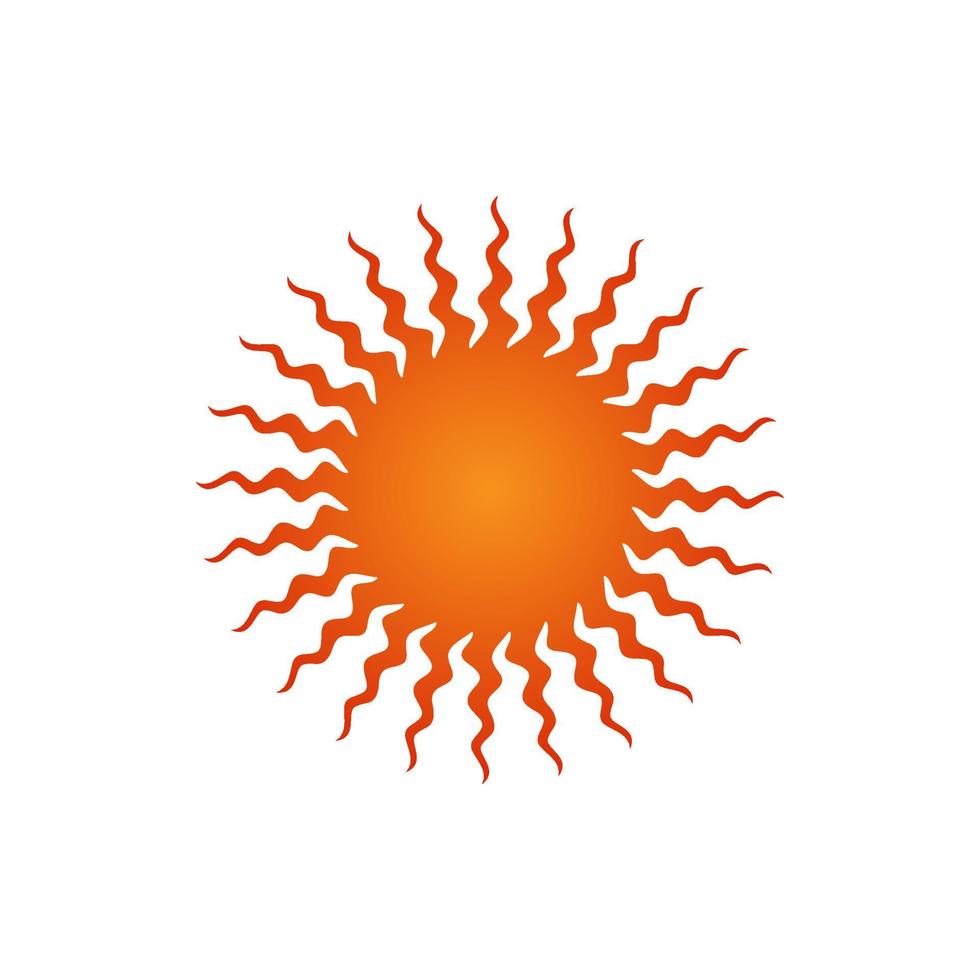 Sun vector icon