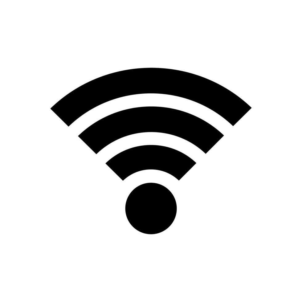 icono de vector wifi inalámbrico