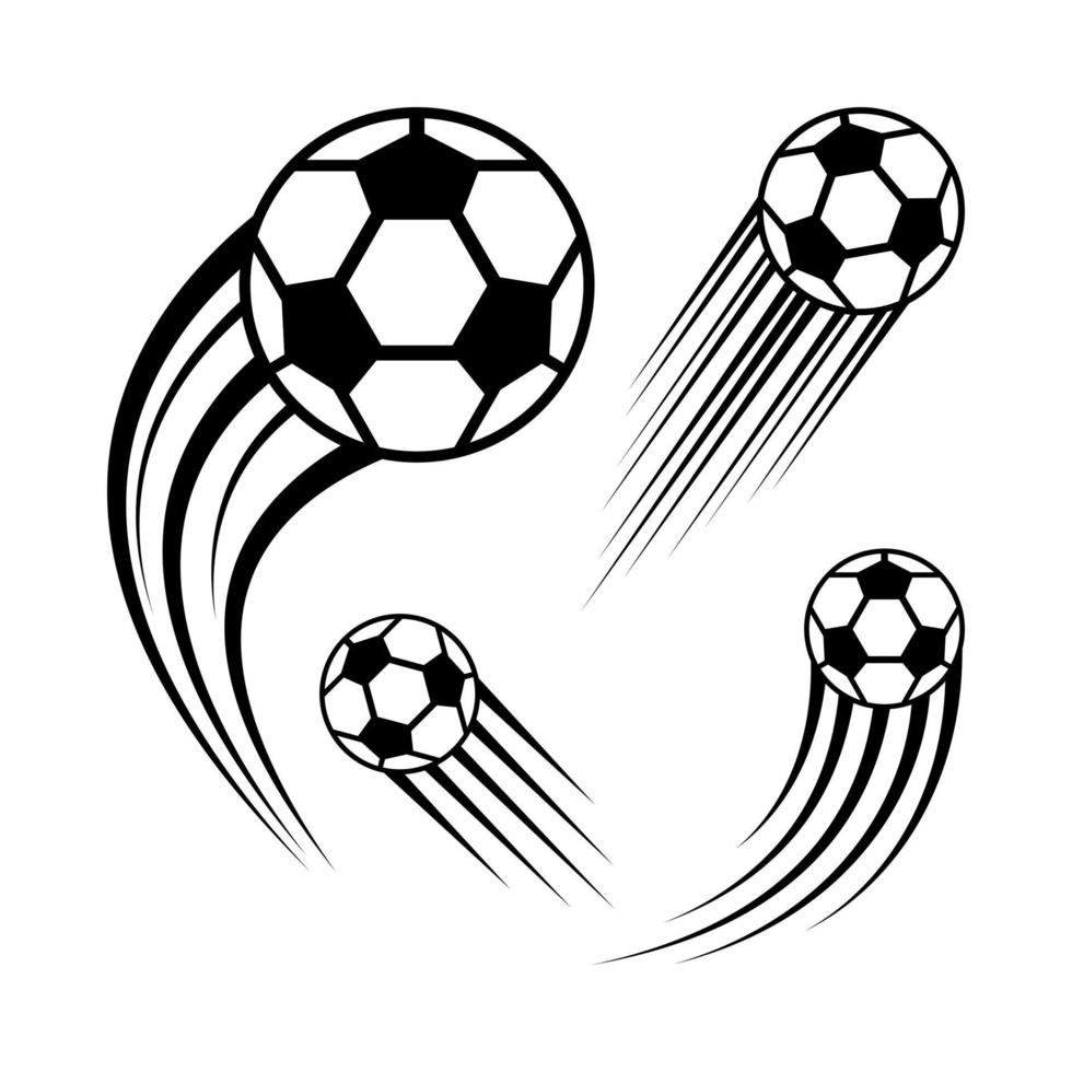 set of Soccer Kick Speed Vector Icon 6899425 Vector Art at Vecteezy