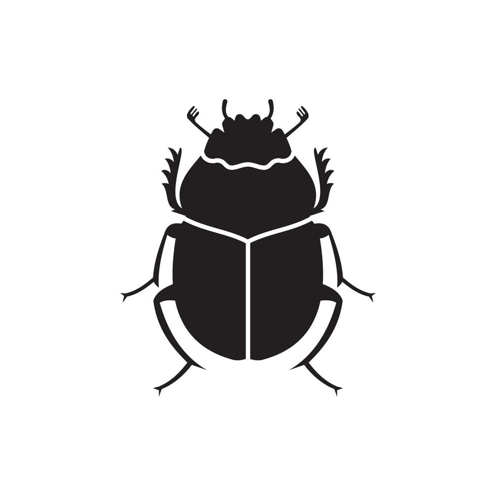 scarabaeinae dung beetle vector icon