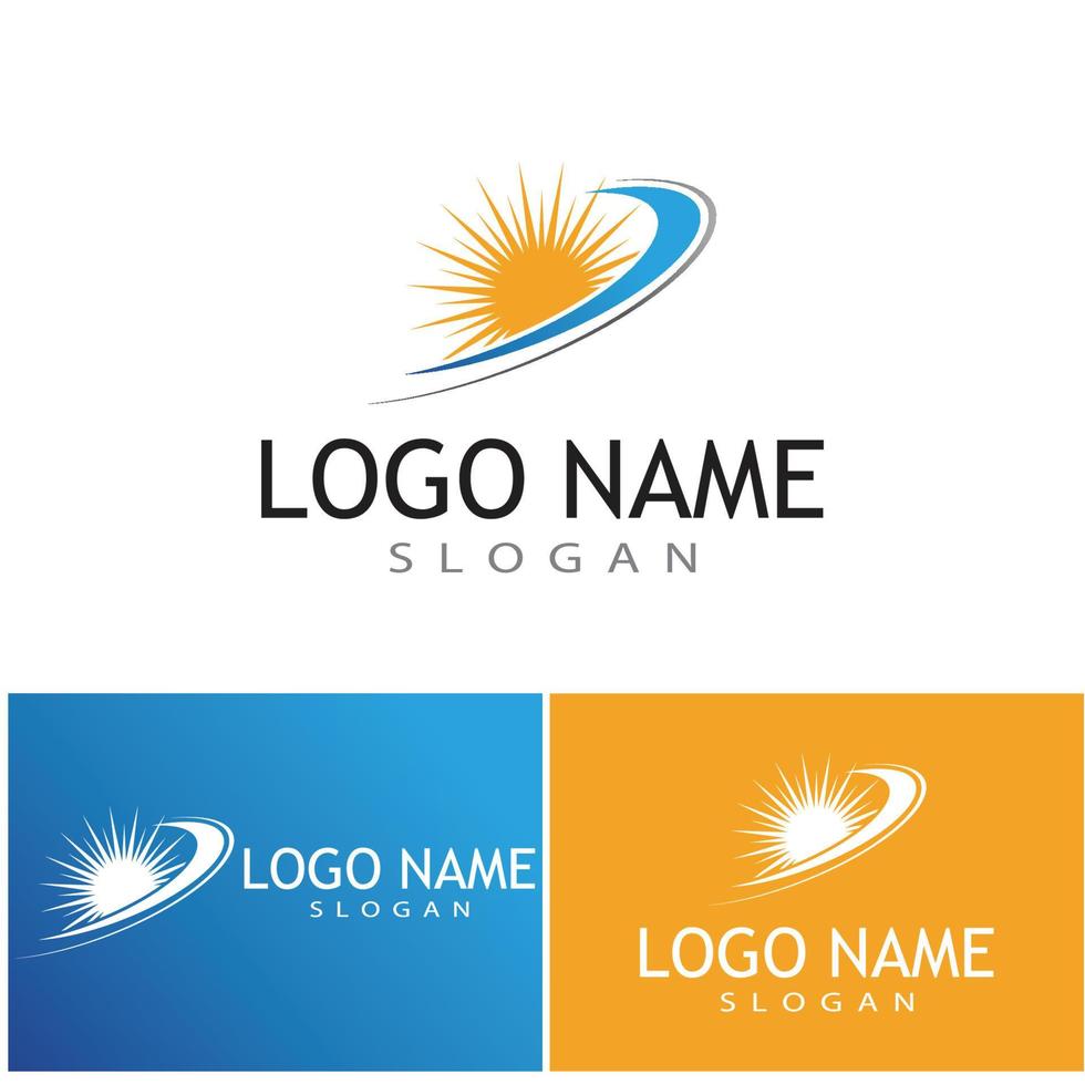 Sun Vector illustration Icon Logo Template design