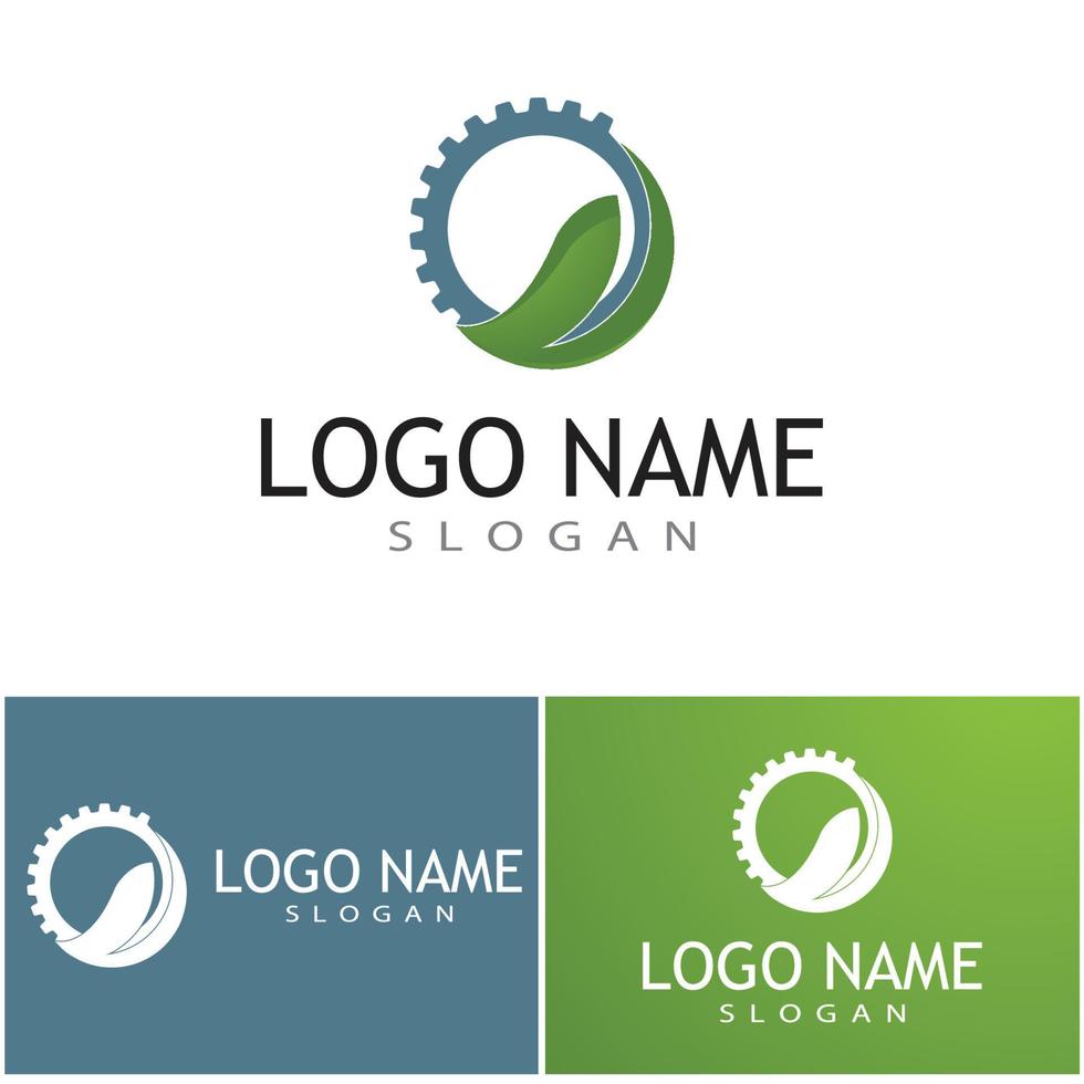 Technology logo template vector illustration