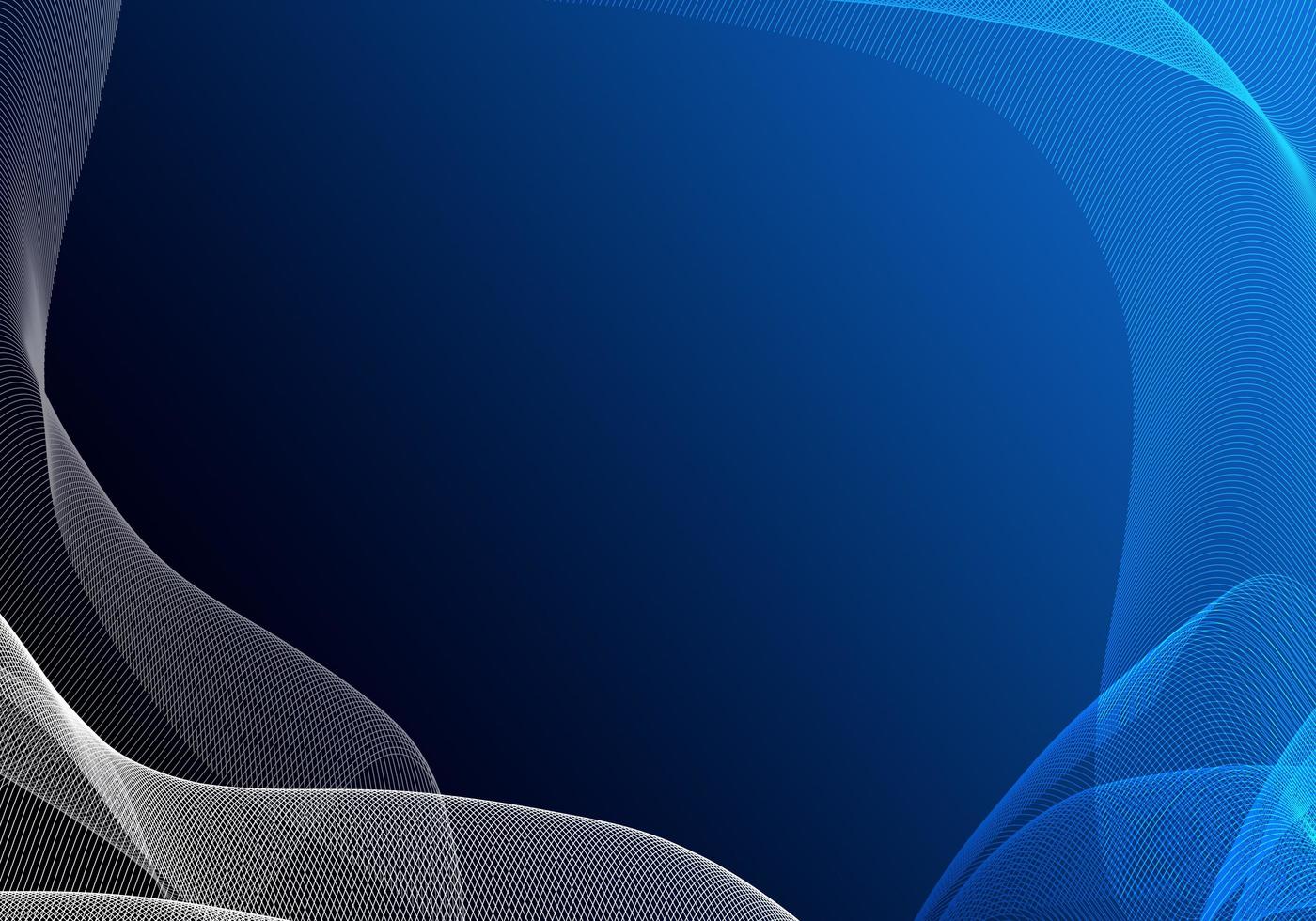 Abstract wavy line on blue background photo