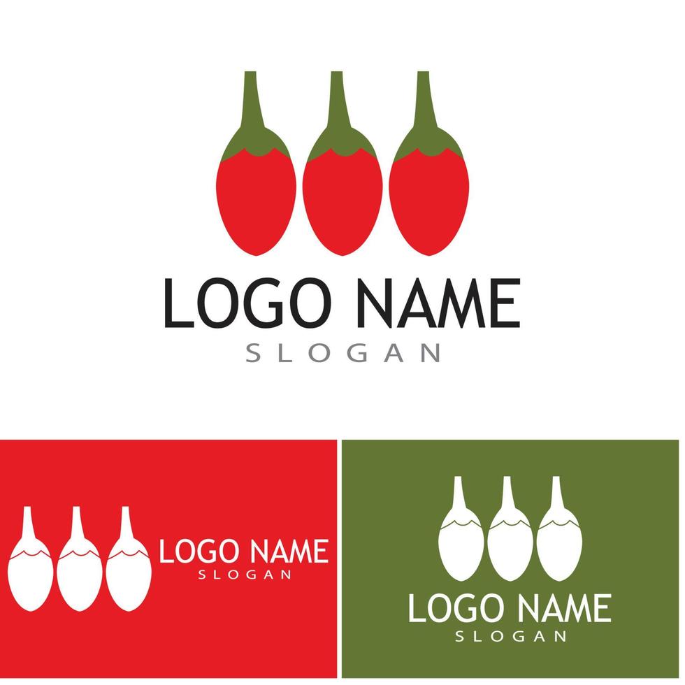 Goji berries logo. Isolated goji berries on white background vector