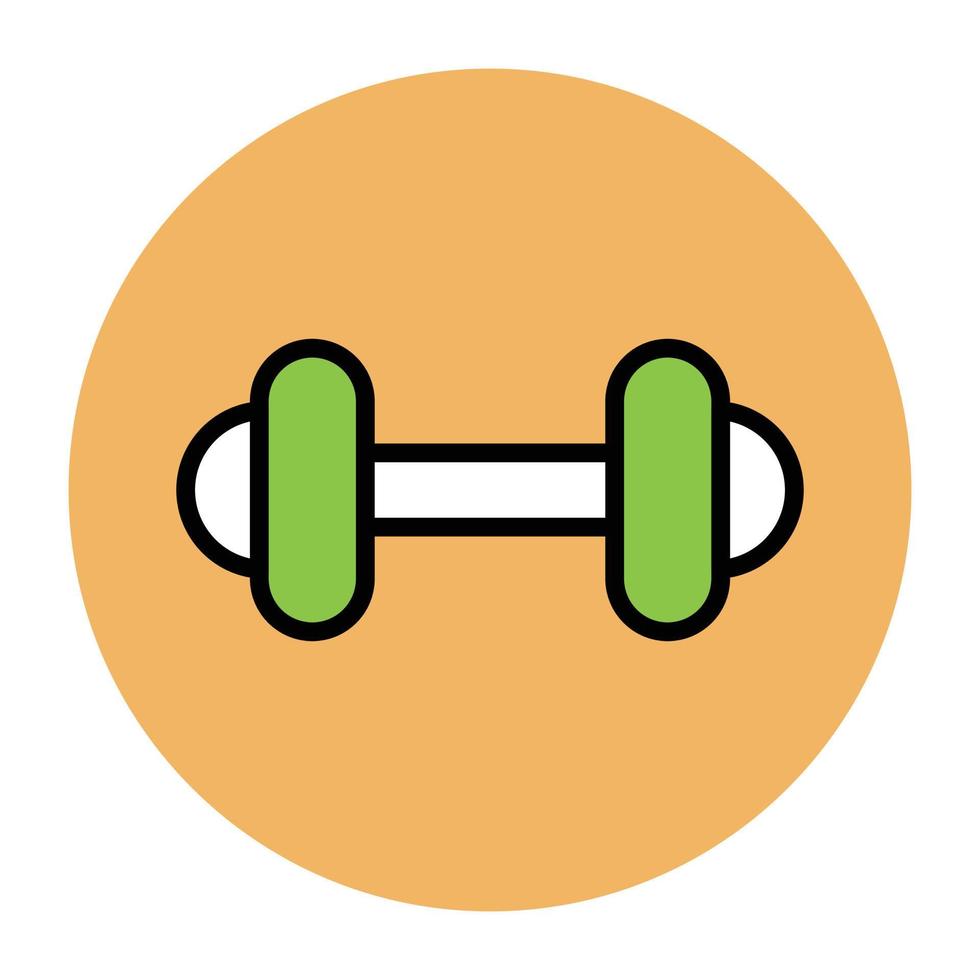 Trendy Dumbbell Concepts vector
