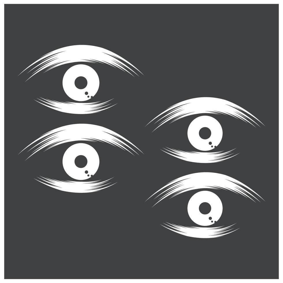 Branding Identity Corporate Eye Care vector logo design