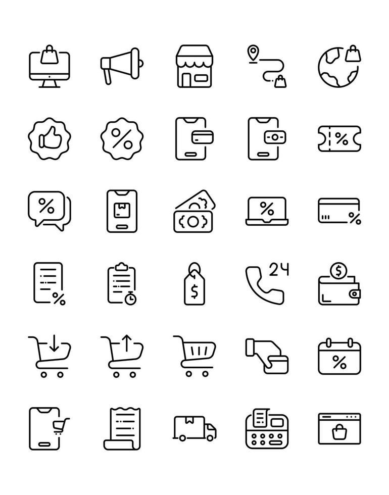 conjunto de iconos de ecología 30 aislado sobre fondo blanco vector