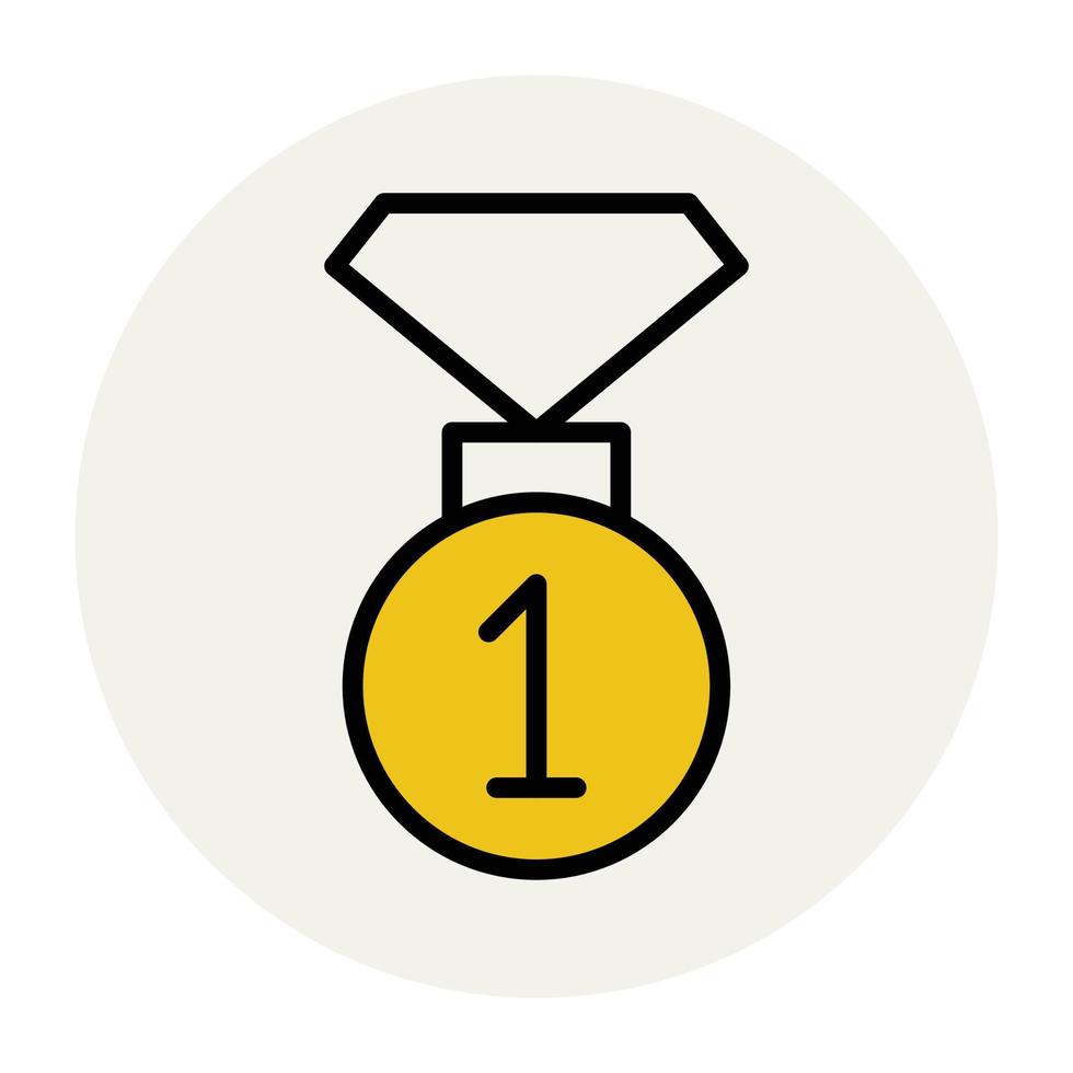 Trendy Medal Concepts vector