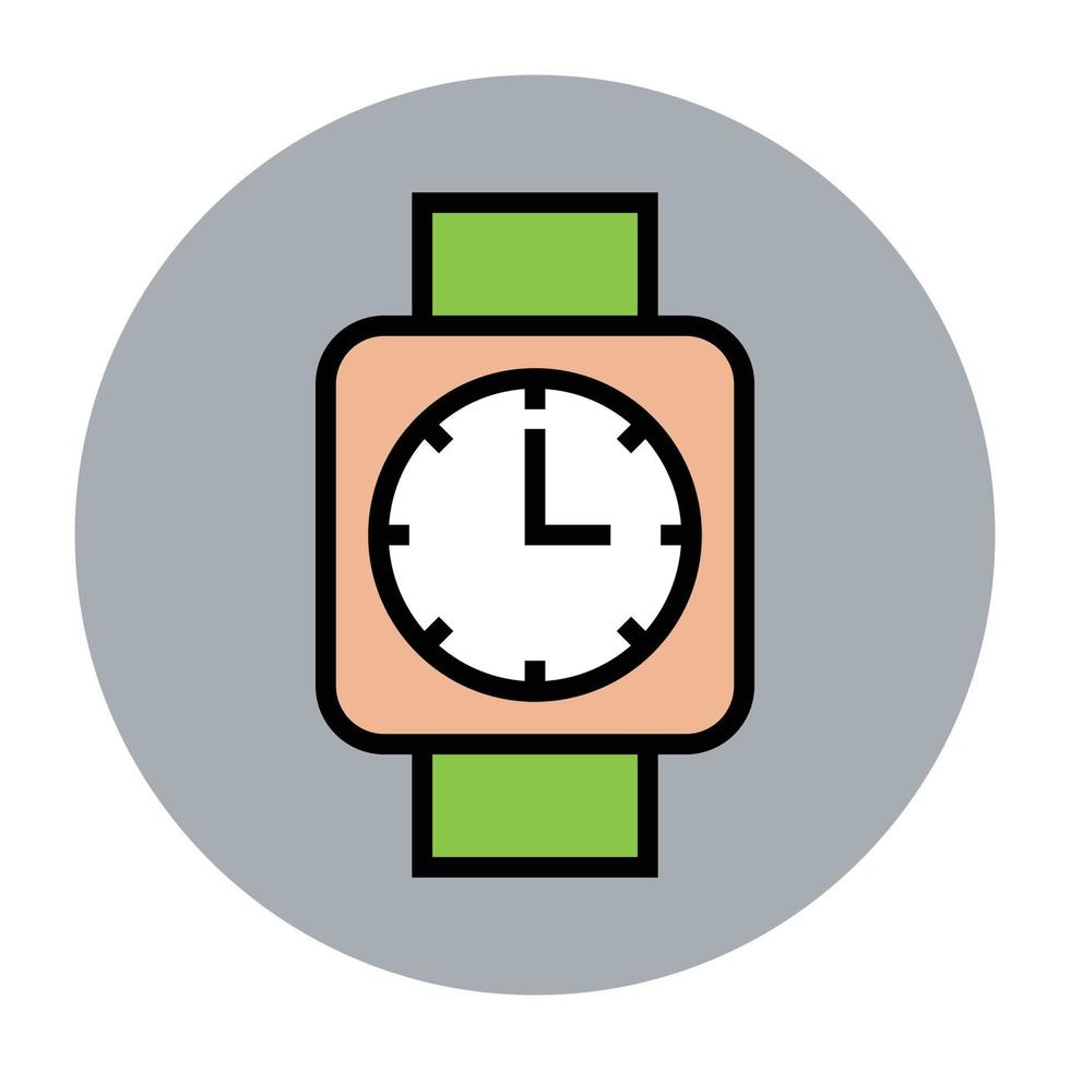 Trendy Wristwatch Concepts vector