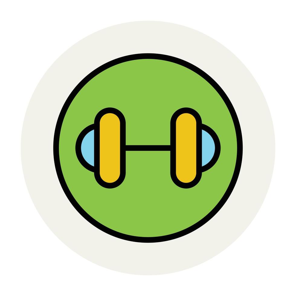 Trendy Dumbbell Concepts vector