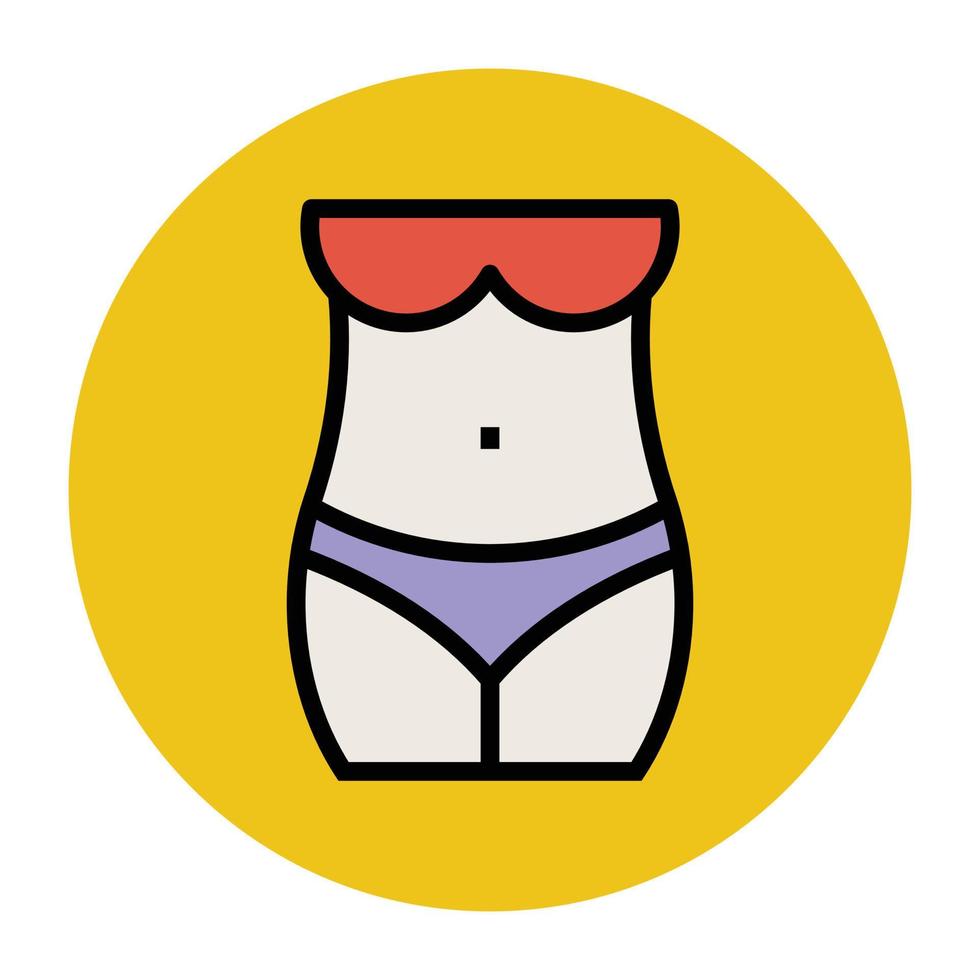 Trendy Waist Concepts vector