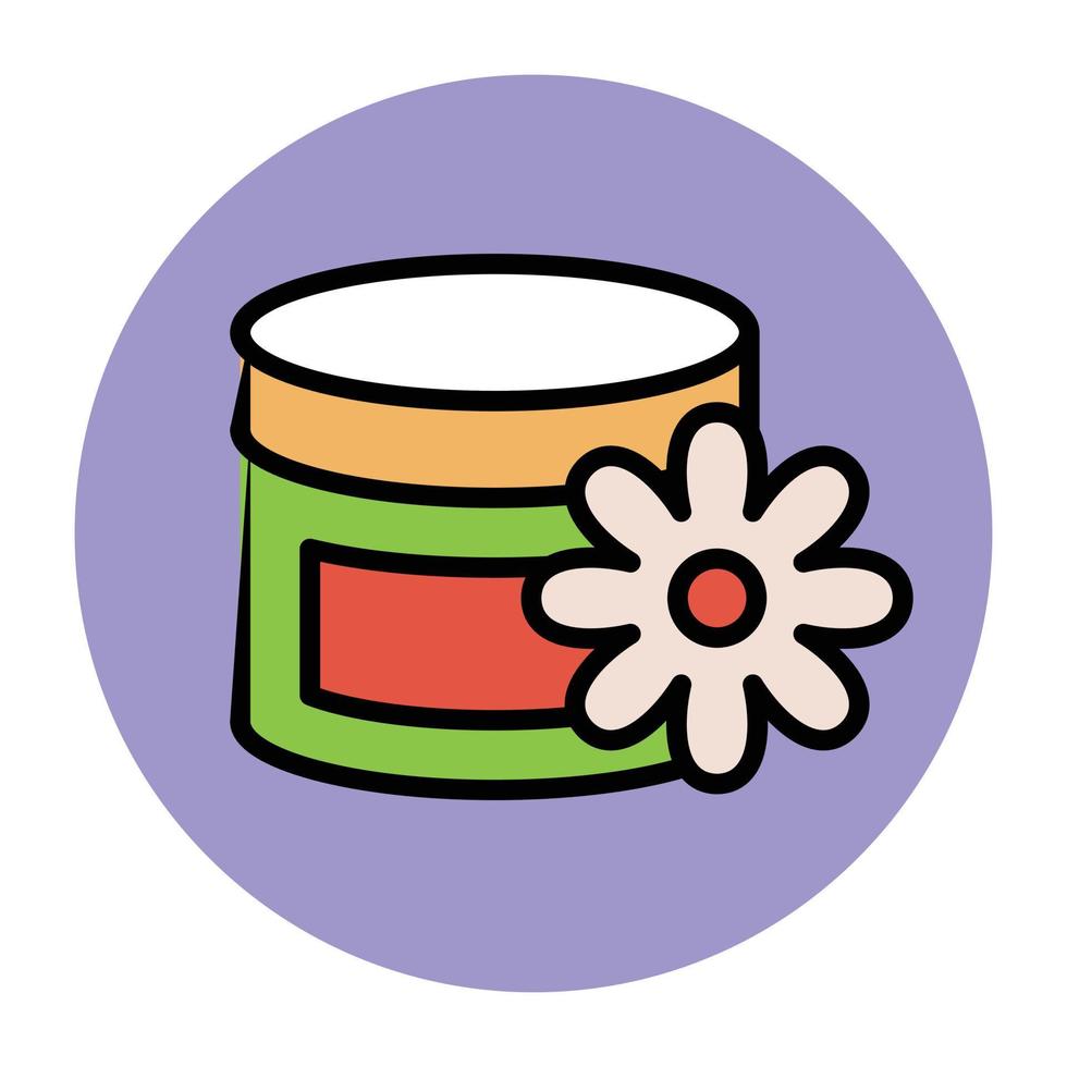 Cream Jar Concepts vector