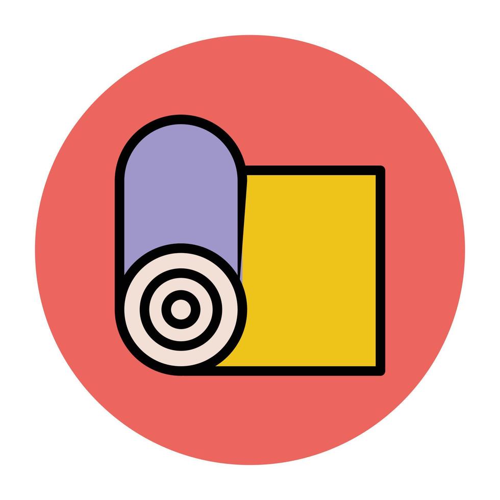 Yoga carpet Concepts vector