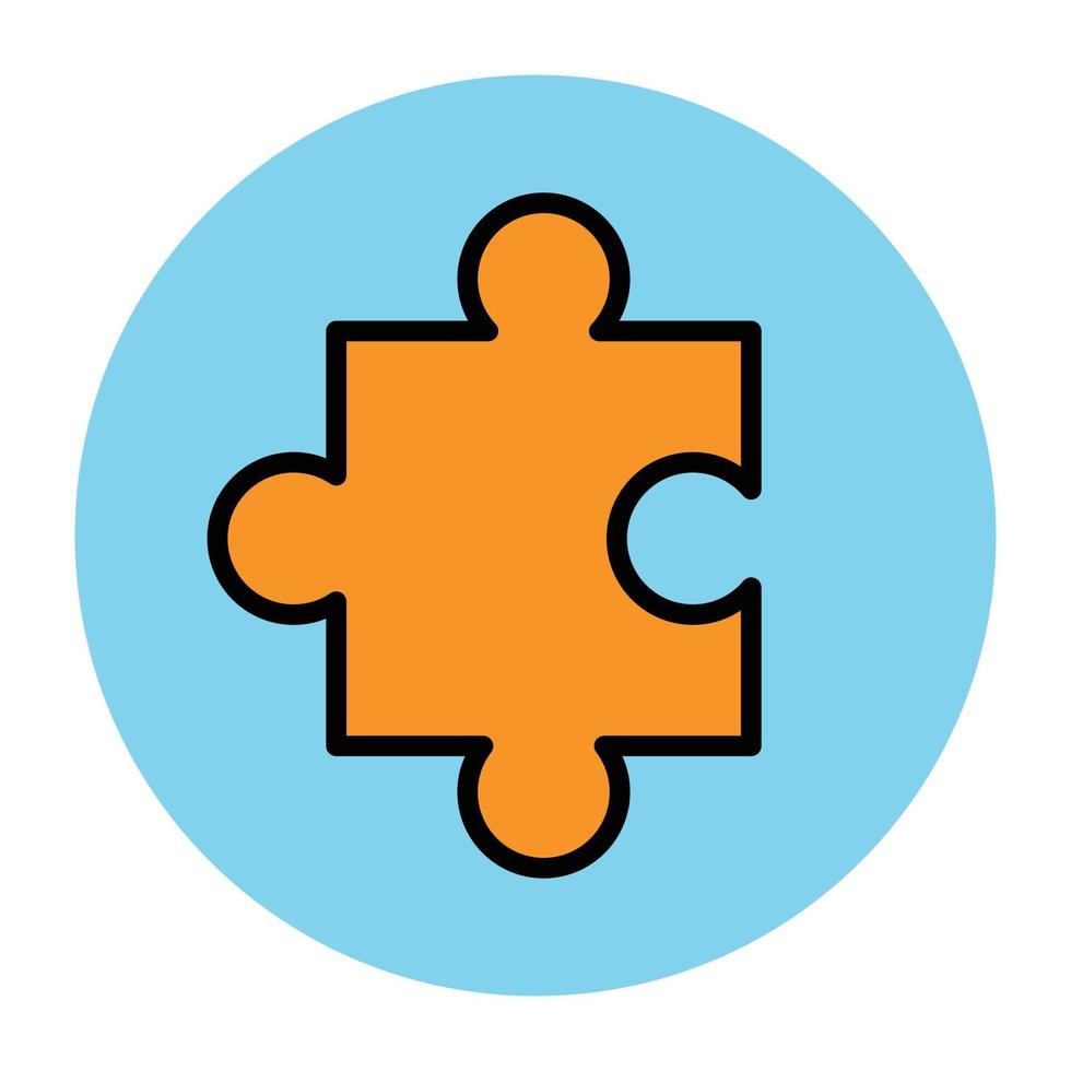 Trendy Puzzle Concepts vector