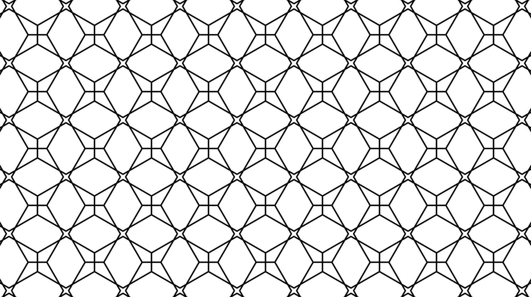 Monochrome star pattern - vector background.