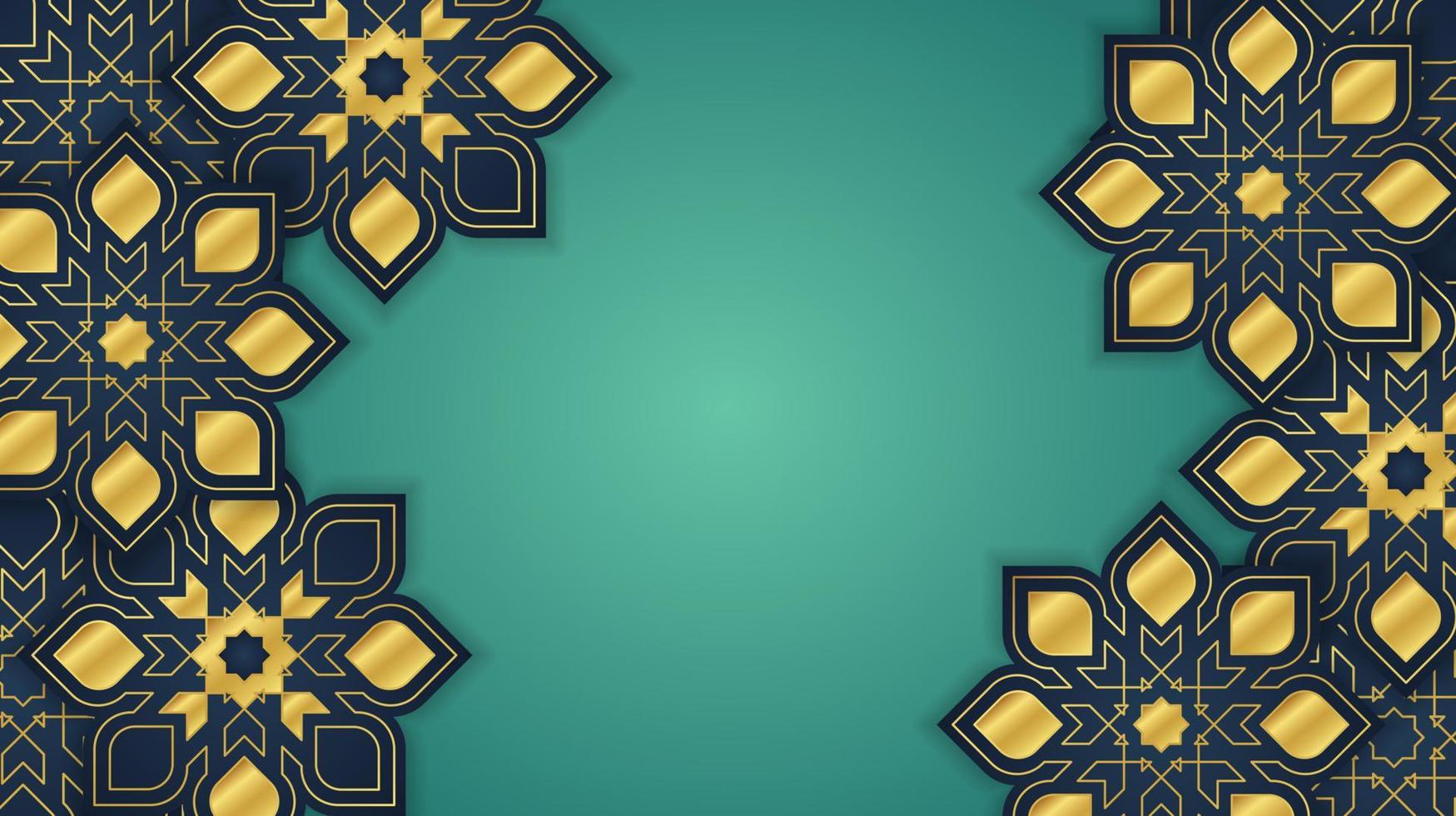 Realistic arabic ornamental background. - Vector. vector
