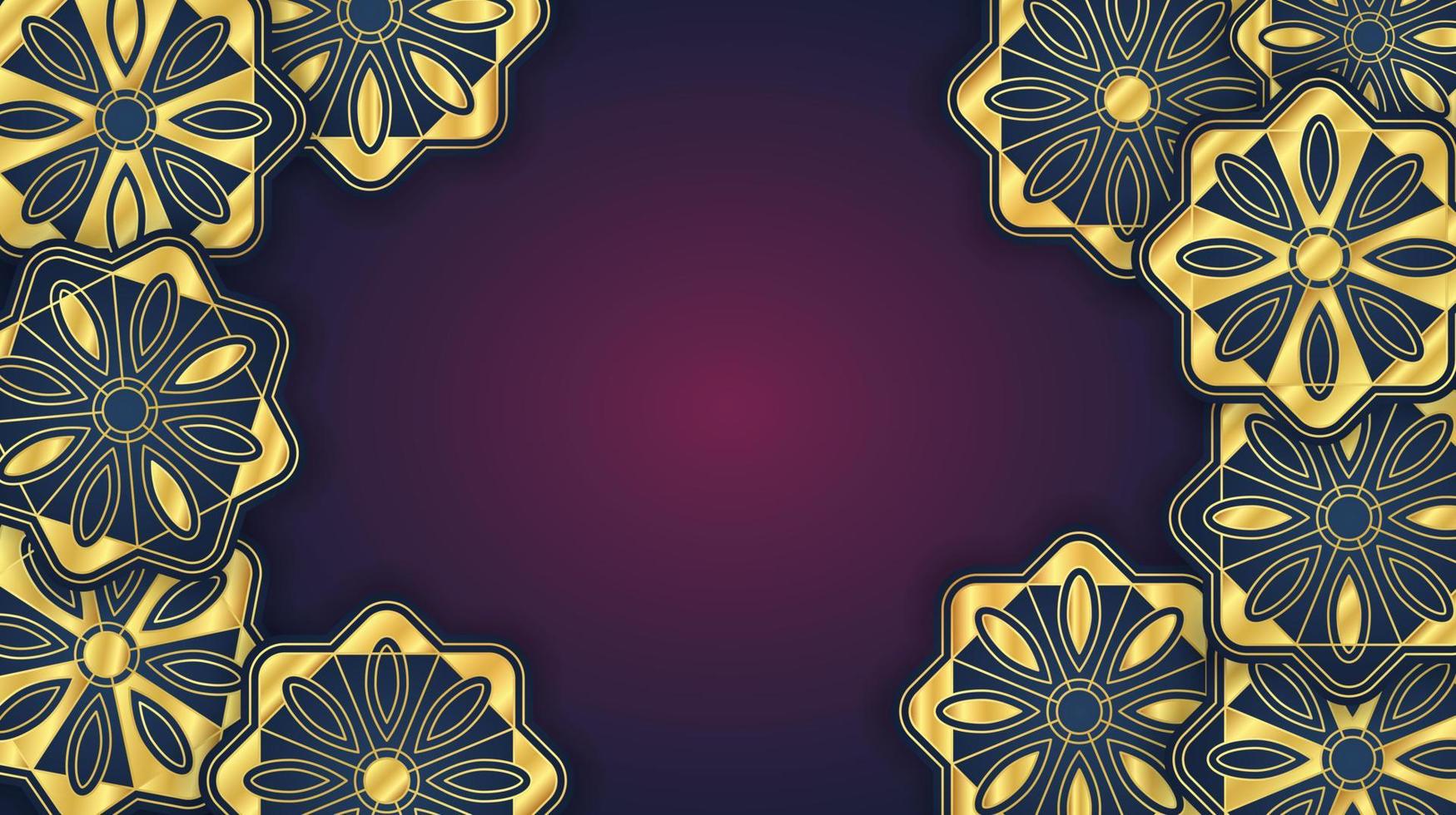 Realistic arabic ornamental background. - Vector. vector