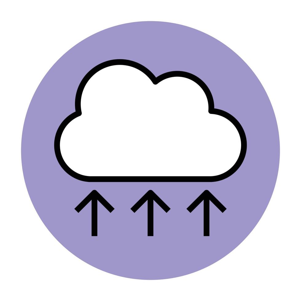 Cloud Uploading Concepts vector