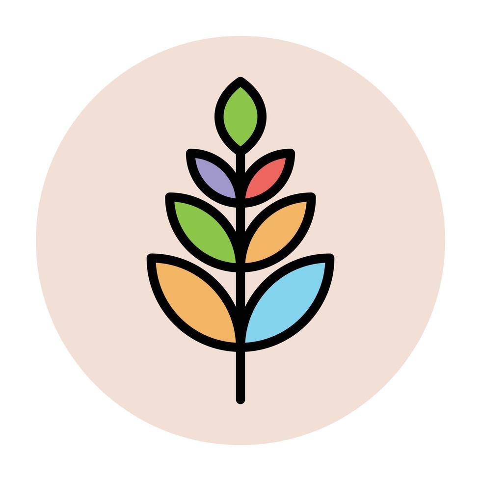 Trendy Leafs Concepts vector