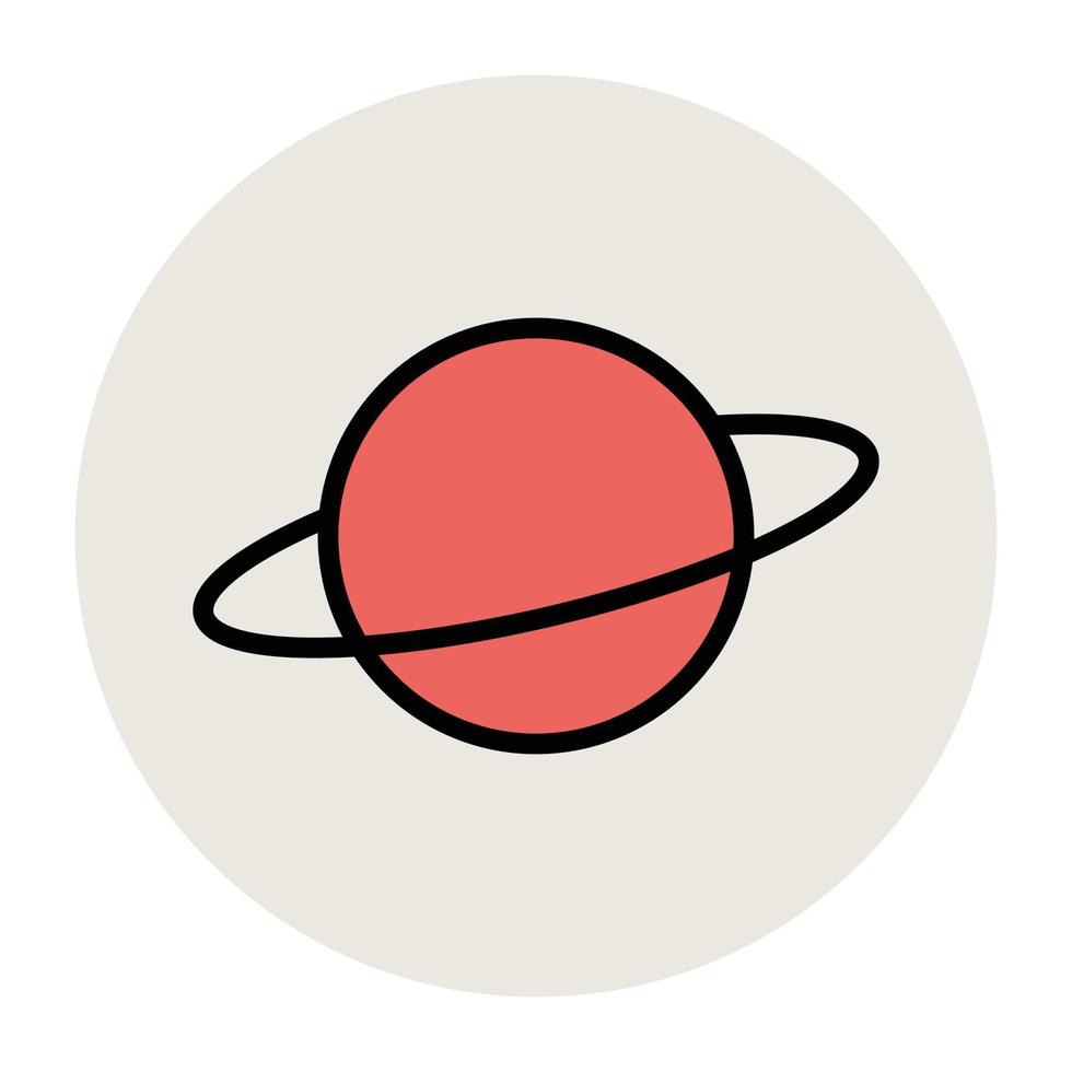Trendy Planet Concepts vector