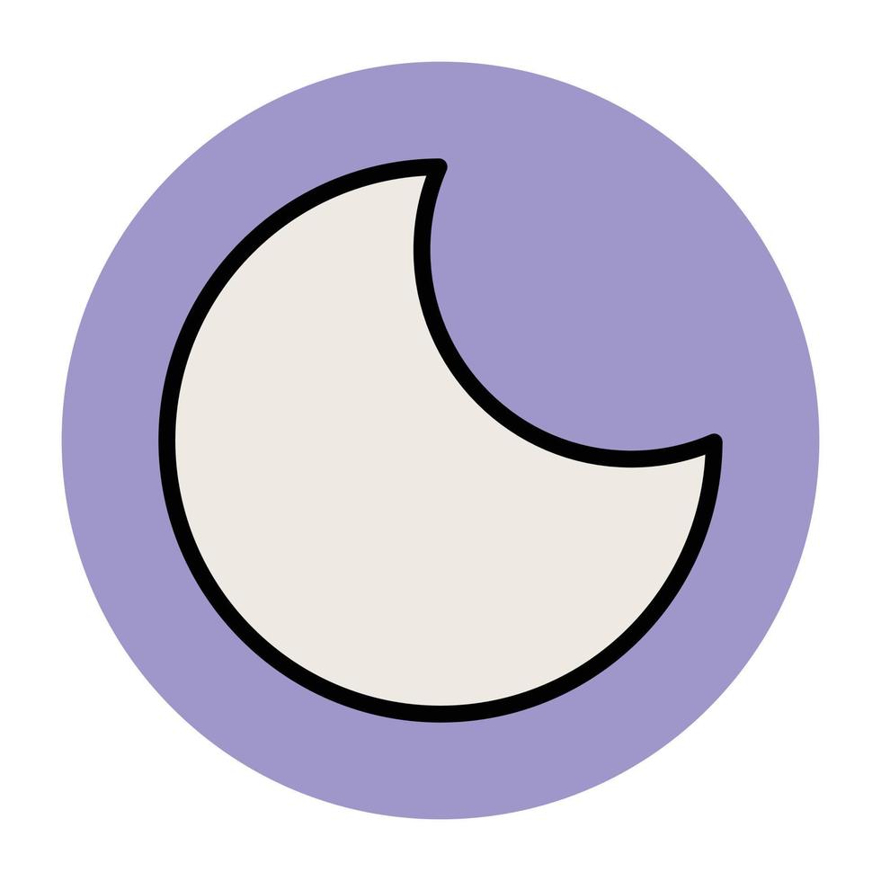 Trendy Moon Concepts vector