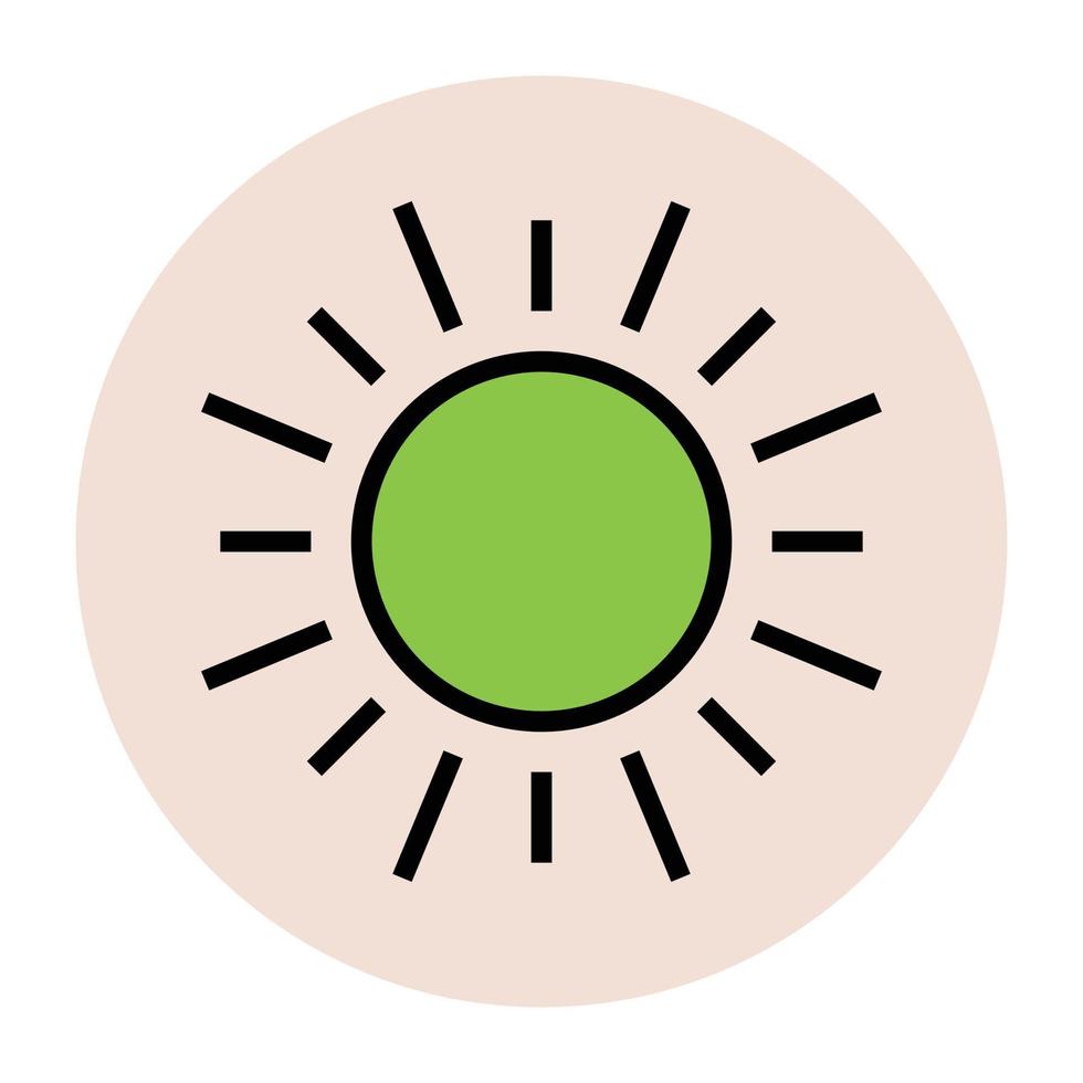 Trendy Sun Concepts vector