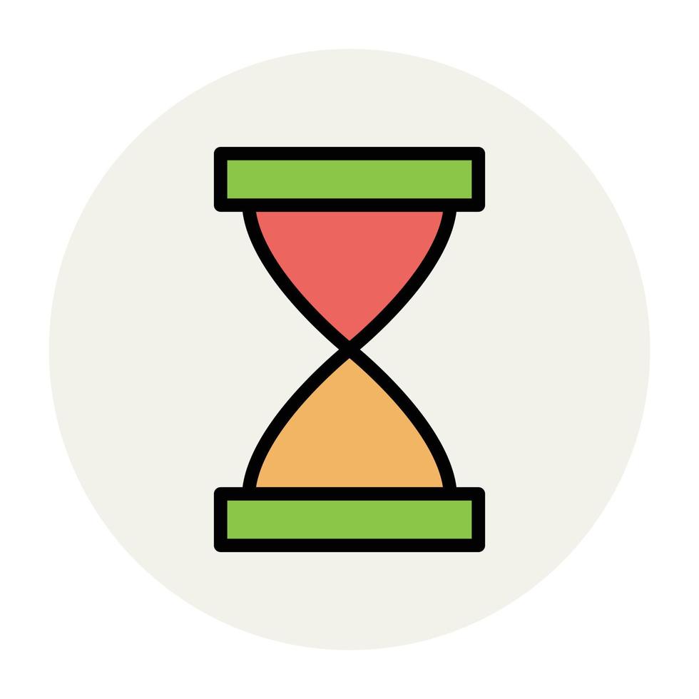 Sand Timer Cocepts vector