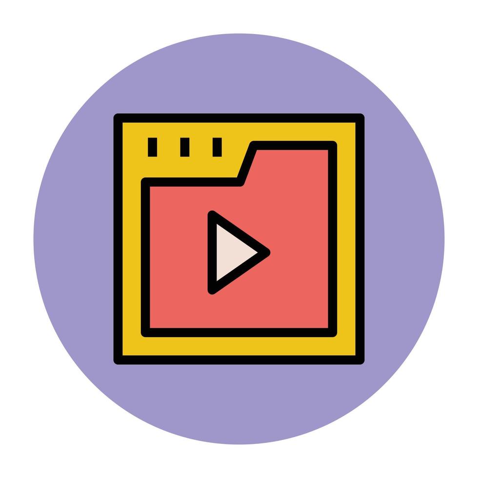 Video Player Concepts vector