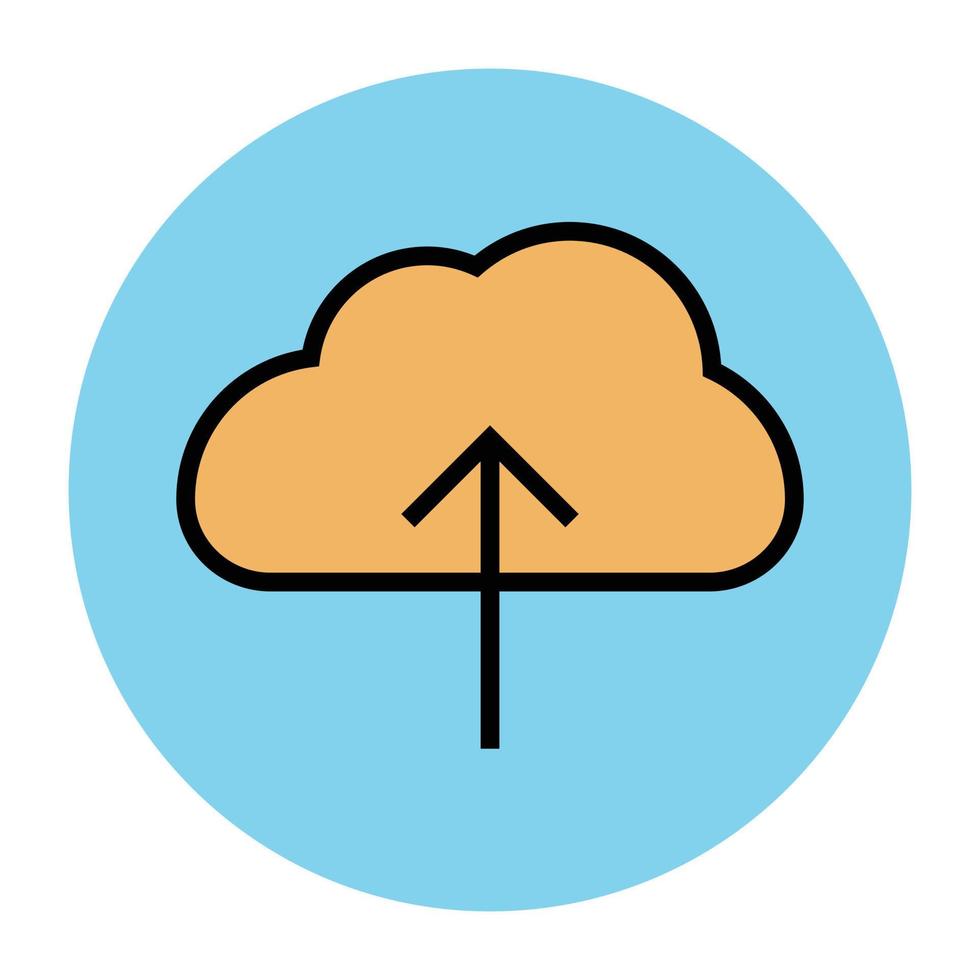 Cloud Download Concepts vector