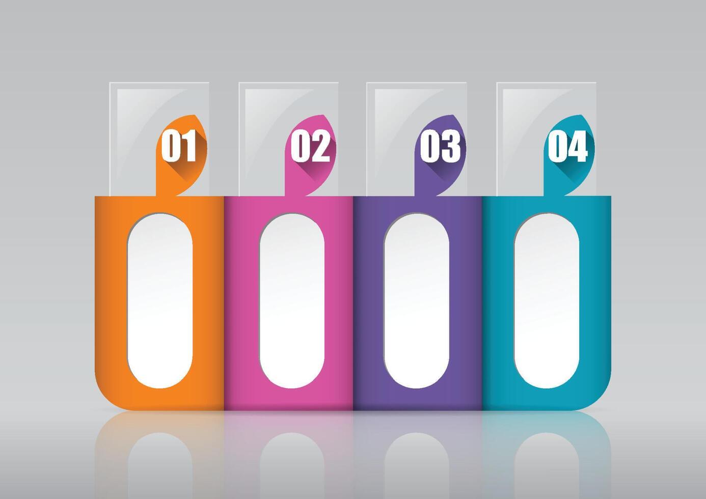 Infographic design vector and marketing icons can be used for workflow layout, diagram, annual report, web design. Business concept with 4 options, steps or processes.
