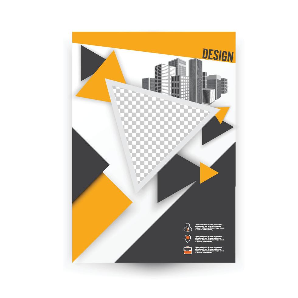 diseño de portada de póster a4 catálogo libro folleto folleto diseño informe anual plantilla de negocio. puede usarse para portada de revista, maqueta de negocios, educación, presentación. vector