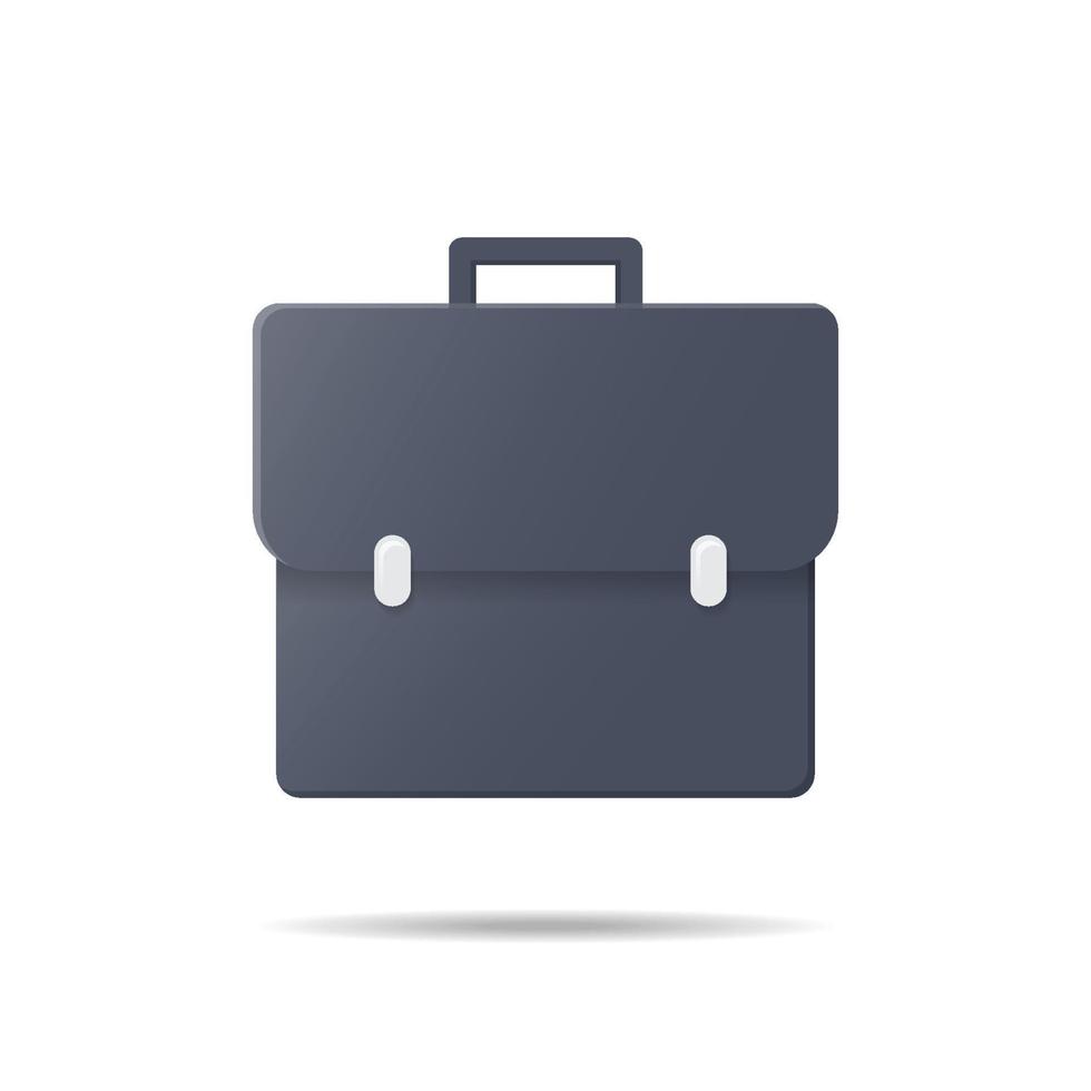 Suitcase icon. Bag and business design. vector graphic