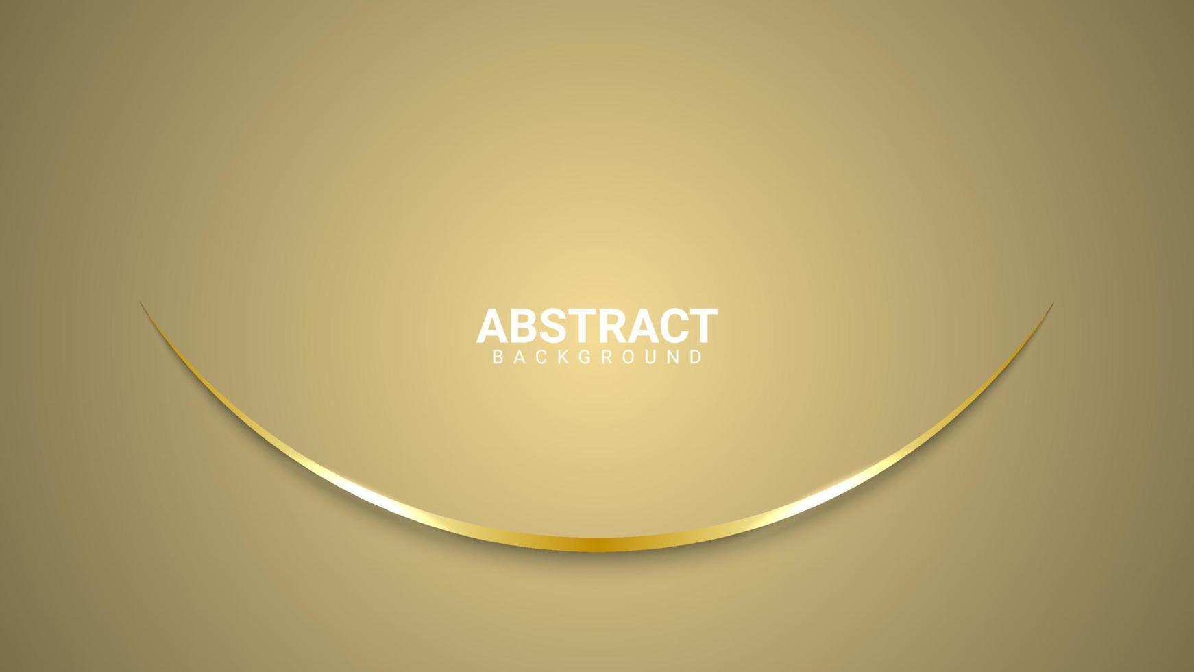 brown abstract background with golden lines vector
