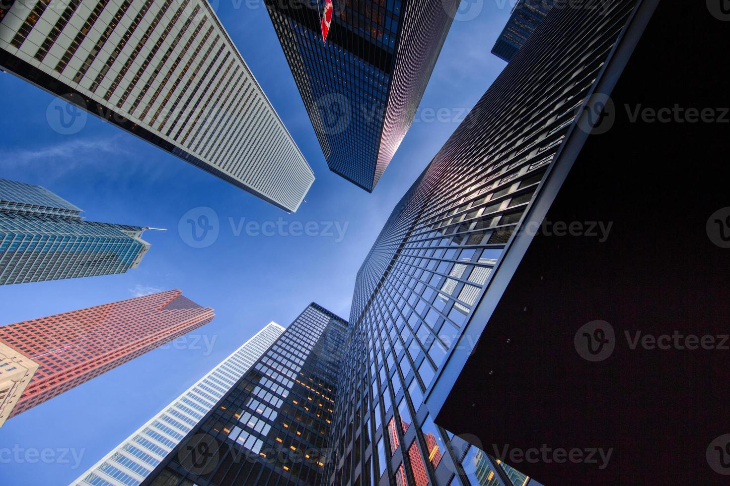 Scenic Toronto financial district skyline and modern architecture skyline photo