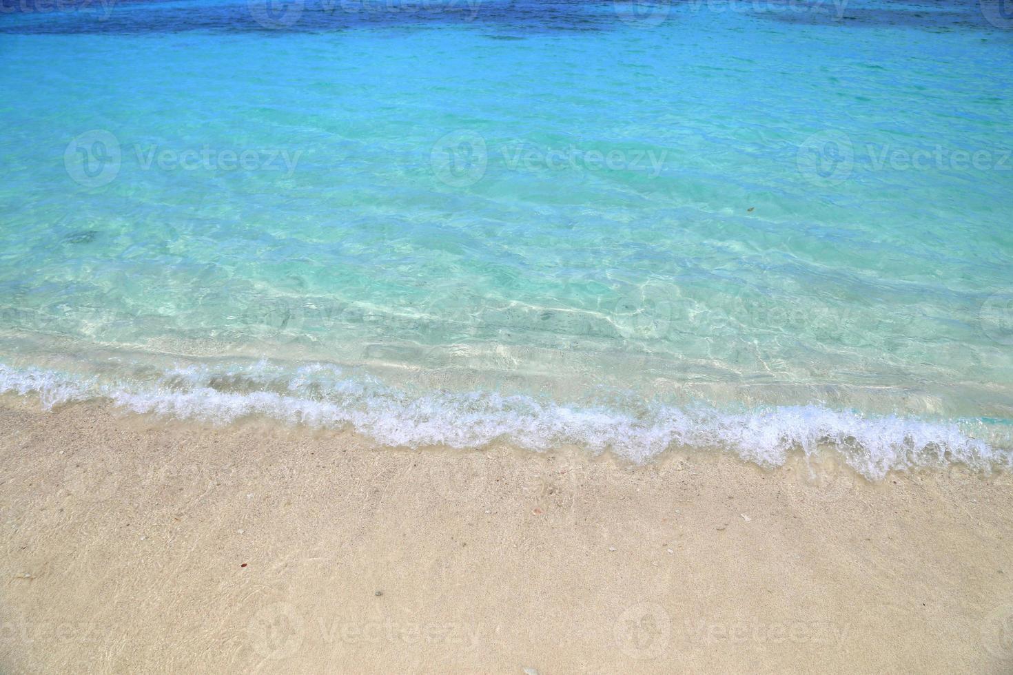 playa de zafiro en st. isla de thomas foto