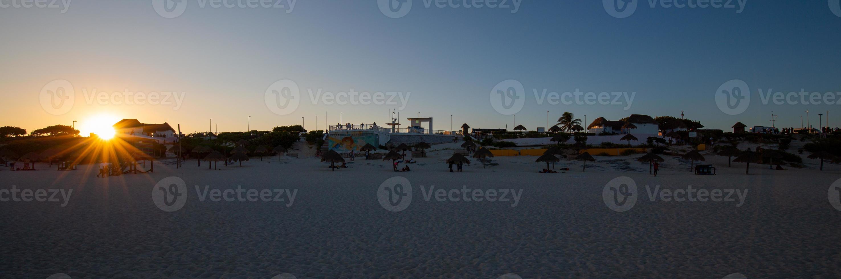 Playa Delfines Dolphin Beach nicknamed El Mirador The Lookout , one of the most scenic public beaches in Riviera Maya photo